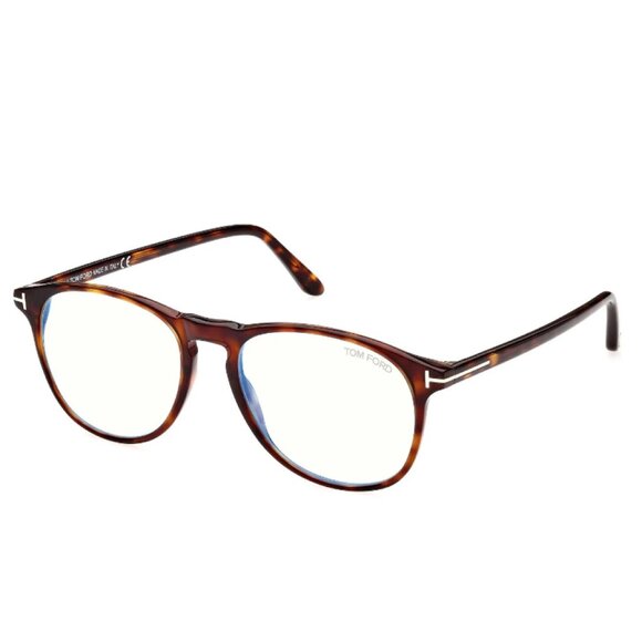 NEW TOM FORD EYEGLASSES HAVANA WOMEN ROUND EYEWEAR - Picture 1 of 3